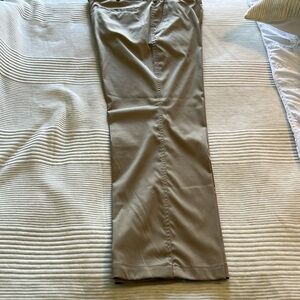 Nike Golf Dry-Fit  Men's Flare Front 40x32 Pants Khaki /Tan